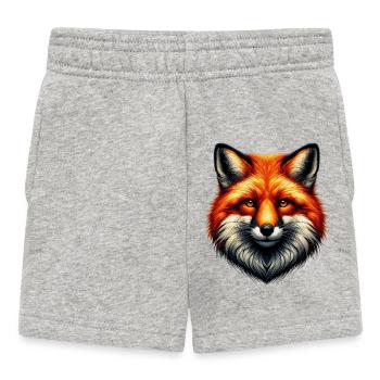 Fuchs - Baby Shorts - Grau meliert - Vorne