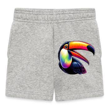 Toucan - Baby Shorts - heather grey - Front