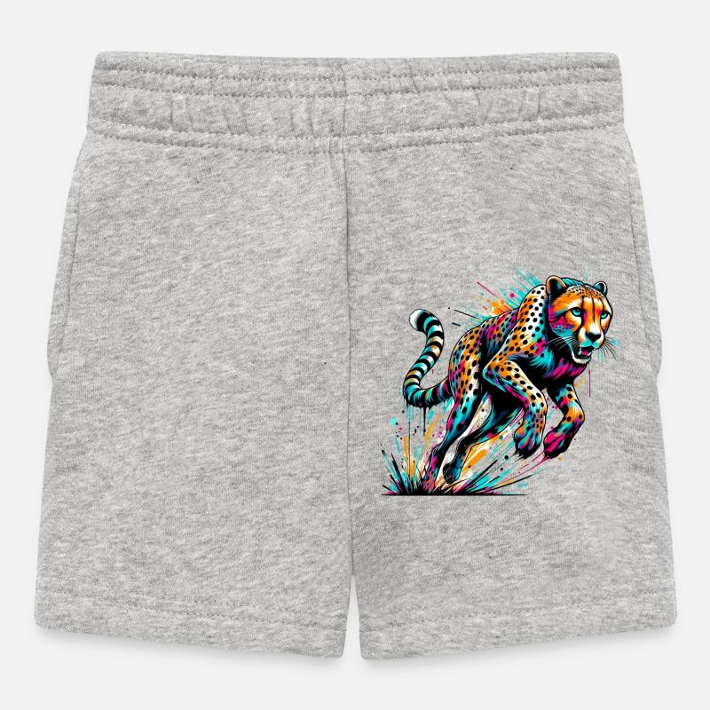Gepard - Baby Shorts - Grau meliert