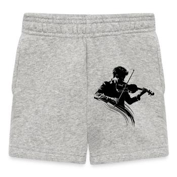 Violoniste - Short Bébé - gris chiné - Devant