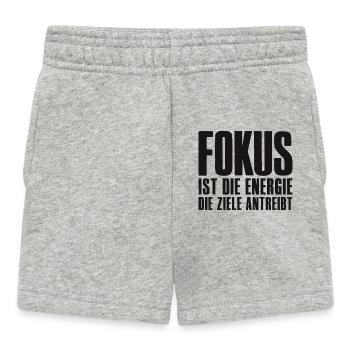 Success Saying for Founder Entrepreneur Startup - Baby Shorts - heather grey - Front