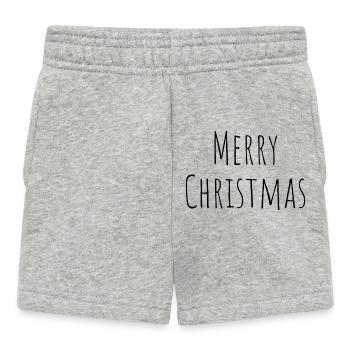 Mug minimaliste joyeux Noël - Short Bébé - gris chiné - Devant