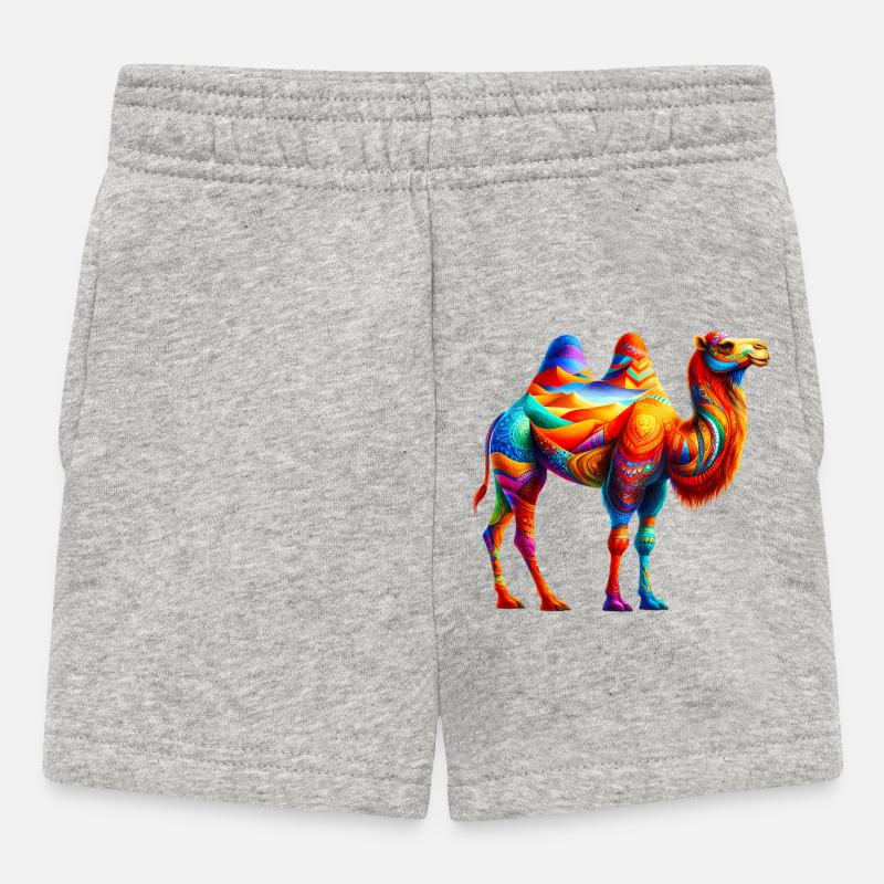 Kamel - Baby Shorts - Grau meliert