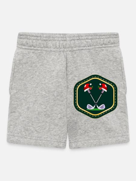 WEIHNACHTSGESCHENKE GOLFSPORT - Baby Shorts - Grau meliert