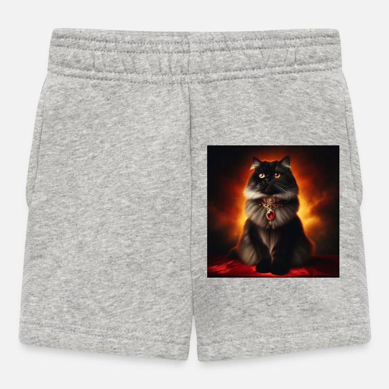 Catégorie 3 4 - Short Bébé - gris chiné