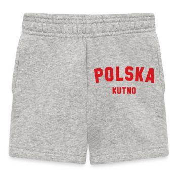 KUTNO Polska Poland Polen - Baby Shorts - Grau meliert - Vorne