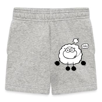 Moutons de course - Short Bébé - gris chiné - Devant