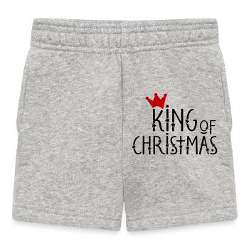 Design Regal Krone sur les sweats à capuche et les t-shirts - Short Bébé - gris chiné - Devant