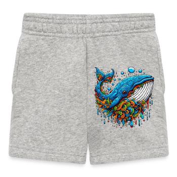 Wal - Baby Shorts - Grau meliert - Vorne