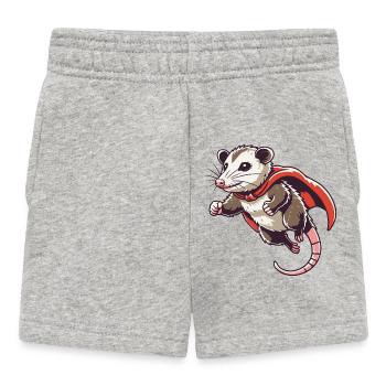 Superpossum - Baby Shorts - Grau meliert - Vorne