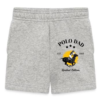 Polo Rider – Dynamisches Sportdesign - Baby Shorts - Grau meliert - Vorne