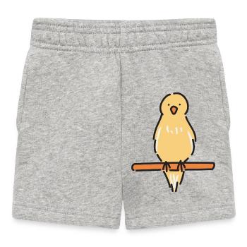 Melodic Canary - Baby Shorts - heather grey - Front