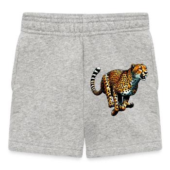 Guépard - Short Bébé - gris chiné - Devant