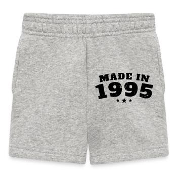 Baujahr 1995 - Baby Shorts - Grau meliert - Vorne