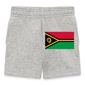 Vanuat - Baby Shorts - Grau meliert - Vorne