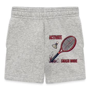Activate Smash Mode - Baby Shorts - Grau meliert - Vorne