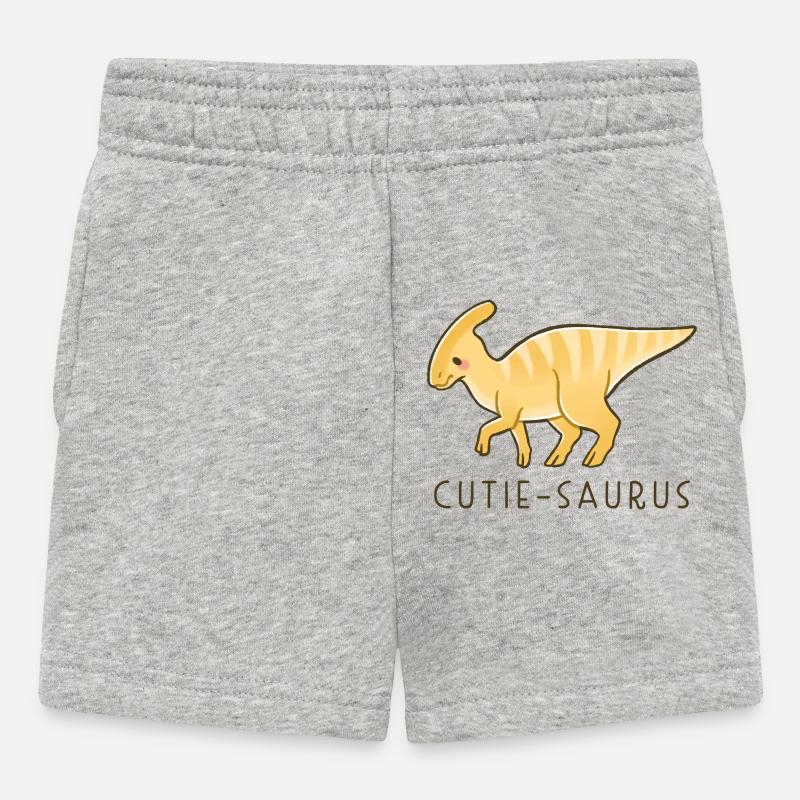 Mignon Dino Cutie-Saurus - Short Bébé - gris chiné