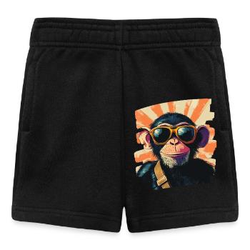 Singe - Short Bébé - noir - Devant