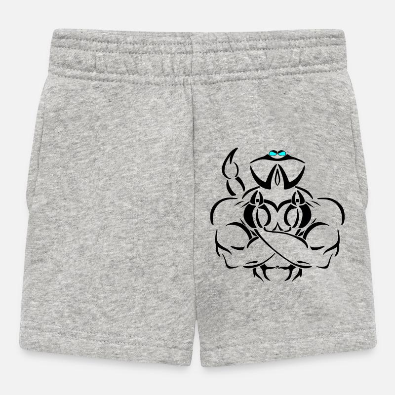 Alpha scorpio Deluxe - Baby Shorts - heather grey