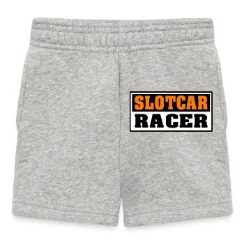 Slotcar Racer Sign - Baby Shorts - Grau meliert - Vorne