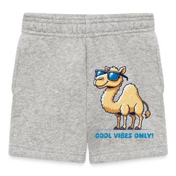 Lunettes de soleil camel Cool - Short Bébé - gris chiné - Devant