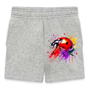 Ladybird - Baby Shorts - heather grey - Front