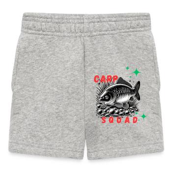 Carpe squad - L'équipe qui gagne - Short Bébé - gris chiné - Devant