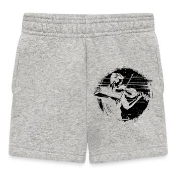 Violinist Zeichnung - Baby Shorts - Grau meliert - Vorne