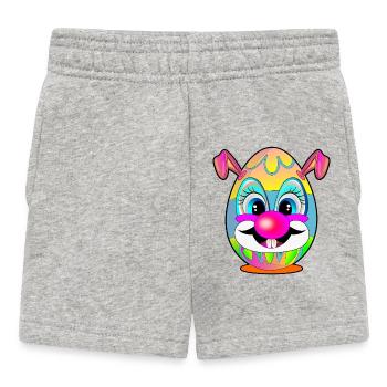 Gifts for Easter - Easter Eggs Clown - Baby Shorts - heather grey - Front