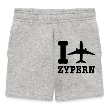 Cyprus Holidays - Baby Shorts - heather grey - Front