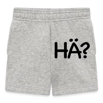Excuse me, huh - Baby Shorts - heather grey - Front