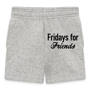 Freitage für Freunde - Baby Shorts - Grau meliert - Vorne