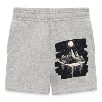 Berge - Baby Shorts - Grau meliert - Vorne