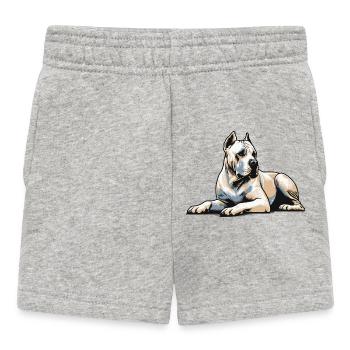 Dogue Argentin - Short Bébé - gris chiné - Devant