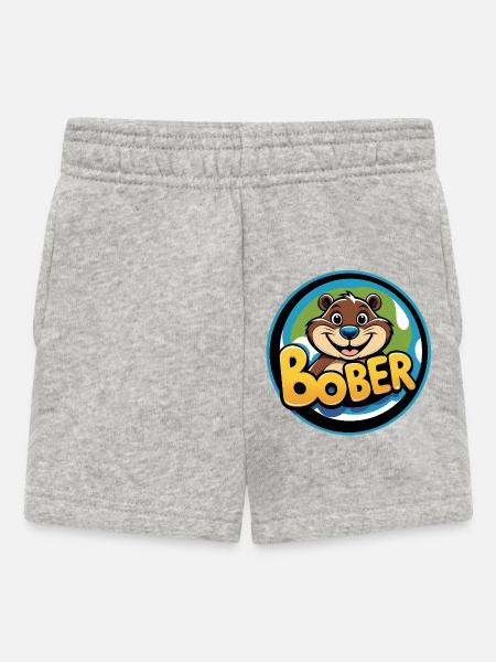 Bober - Baby Shorts - Grau meliert
