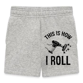 So rolle ich Auto Detailing - Baby Shorts - Grau meliert - Vorne