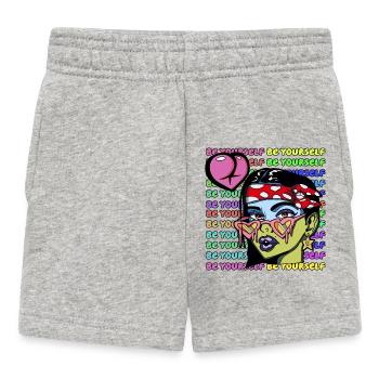 Soyez vous-même - Short Bébé - gris chiné - Devant