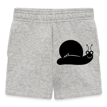 Gastéropode - Short Bébé - gris chiné - Devant