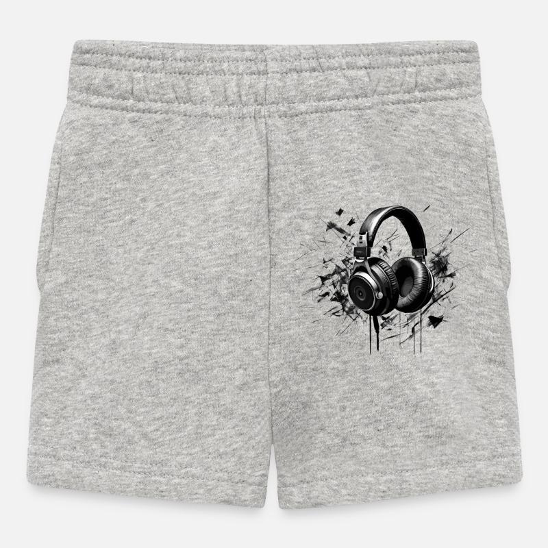 Der fleischgewordene Klang - Baby Shorts - Grau meliert