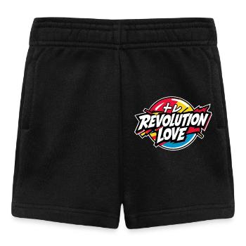Révolution Amour - Short Bébé - noir - Devant