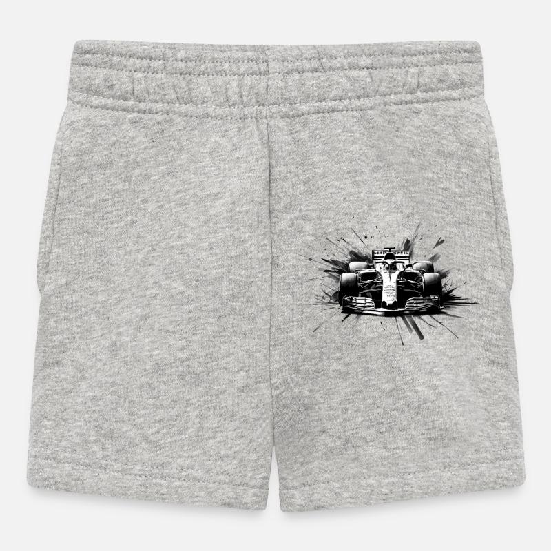 Absolute Geschwindigkeit - Baby Shorts - Grau meliert