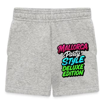 Mallorca Party Style - Baby Shorts - Grau meliert - Vorne