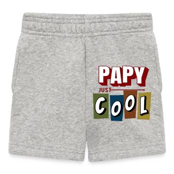 Cool Grandpa - Baby Shorts - heather grey - Front