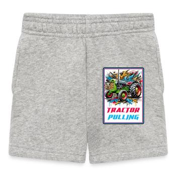 Puissance de traction du tracteur - Short Bébé - gris chiné - Devant