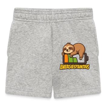 Cute Sloth Energy Saving Logo - Baby Shorts - heather grey - Front