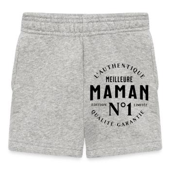 Meilleure Maman - Short Bébé - gris chiné - Devant