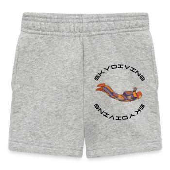 Skydiver - Baby Shorts - heather grey - Front