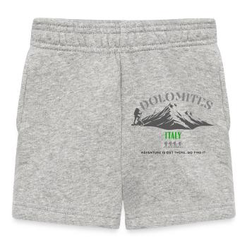 Monti Dolomiti Randonneurs Italie - Short Bébé - gris chiné - Devant