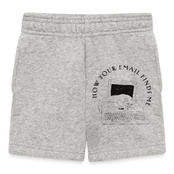 WIE DEINE E-MAIL MICH GEFUNDEN HAT - Baby Shorts - Grau meliert - Vorne