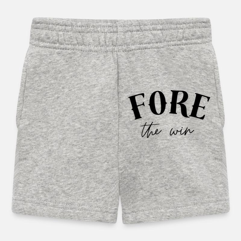 Den Sieg vorbereiten - Baby Shorts - Grau meliert